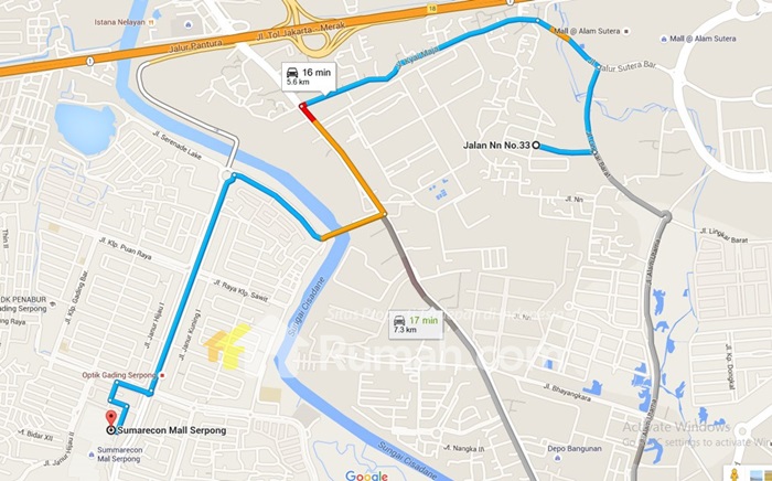 di tangerang bedah sakit rumah Rumah.com  Sutera, Alam Victoria,  Tangerang Sutera