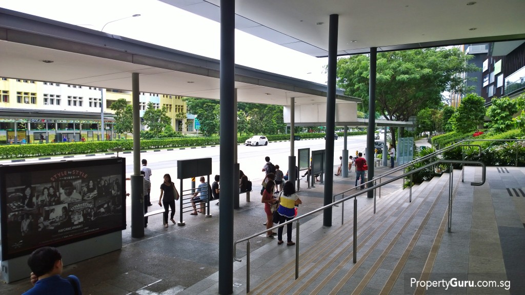 Bus stop near Paya Lebar Square