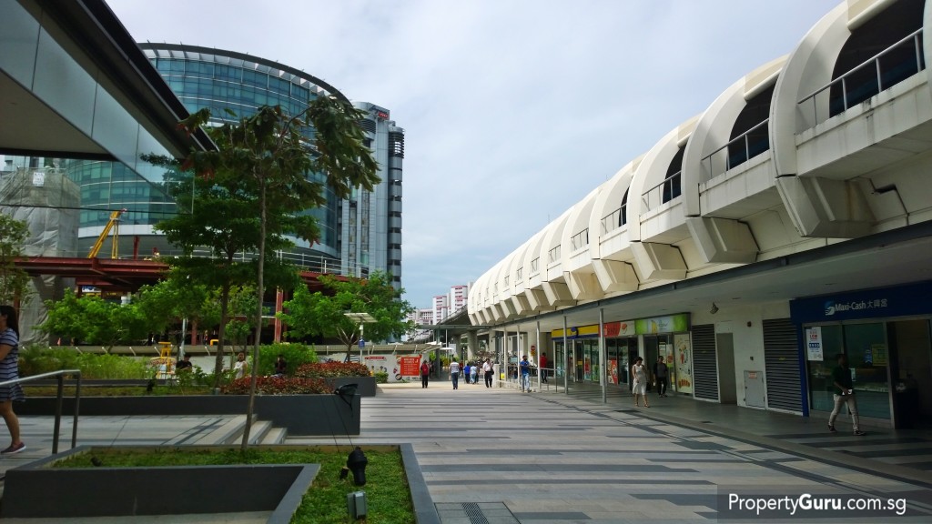 Paya Lebar train tracks and Singpost