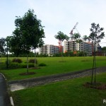 Image of Sengkang Riverside park and the new projects of the area