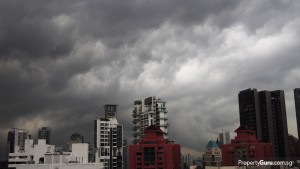 Vivid despite cloudy skies