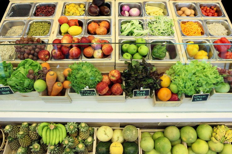 Green Made Cafe - salad station