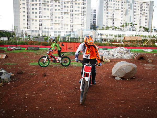 Arena sepeda offroad yang menantang sekaligus menyenangkan. (Scientiasquarepark.com)