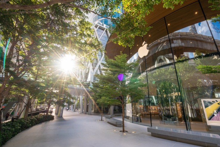 Apple Central World à¸à¸¥à¸¹à¸à¸à¹à¸à¸«à¸¹à¸à¸£à¸°à¸à¸à¹à¸§à¹à¹à¸à¸¢à¸£à¸­à¸