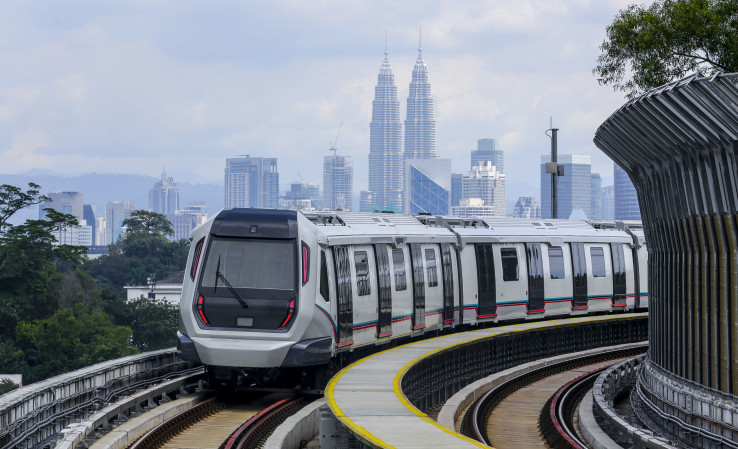 Malaysia MRT train