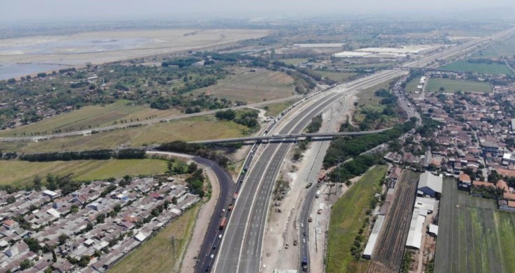 Kementerian PUPR dan Pemprov Jawa Timur menginisiasi pembangunan tol interchange yang menuju Pasar Induk Puspo Agro dan akan tersambung dengan tol Trans Jawa.