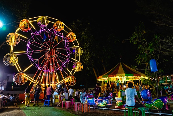 Chon,Buri,,Thailand,-,Febuary,10,,2019:thai,Amusement,Park,At