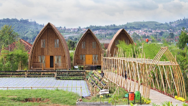 Villa di Bandung: ChavaMinerva Bambu yang Ramah Lingkungan