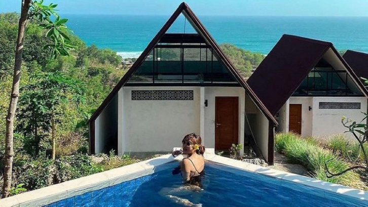Villa di Jogja: Radika Paradise Villa & Cottage, Pemandangan Samudera Hindia