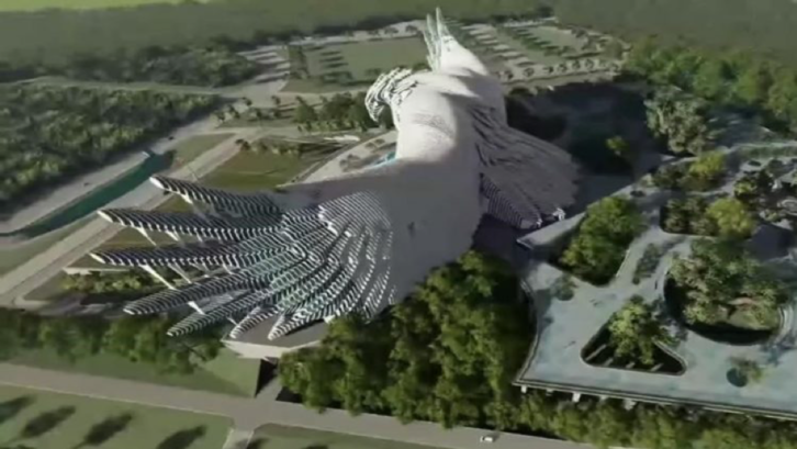 Desain istana presiden di ibu kota negara baru (Instagram Suharso Monoarfa) 