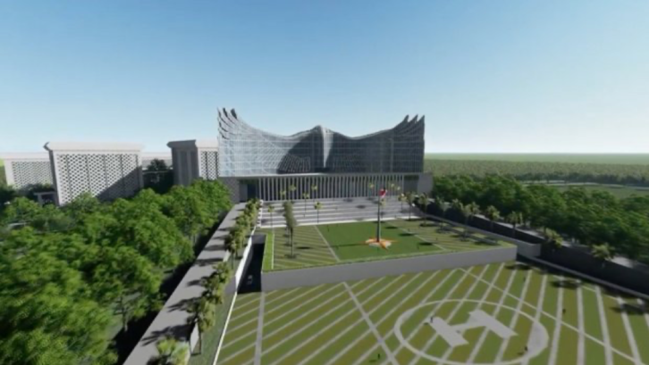 Desain istana presiden di ibu kota negara baru (Instagram Jokowi)
