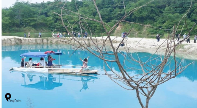 Telaga Biru Cisoka adalah salah satu tempat piknik di Tangerang yang sangat Instagramable dan cocok untuk wisata keluarga. (Foto: pingpoint.co.id)