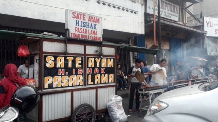 5. Kuliner Pasar Lama Tangerang: Sate Ayam H. Ishak