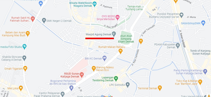 Lokasi Masjid Agung Demak