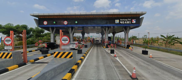 Titik Gerbang Tol Ngawi