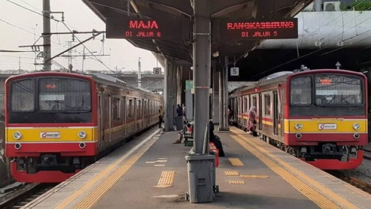Rute KRL Rangkasbitung (Hijau)