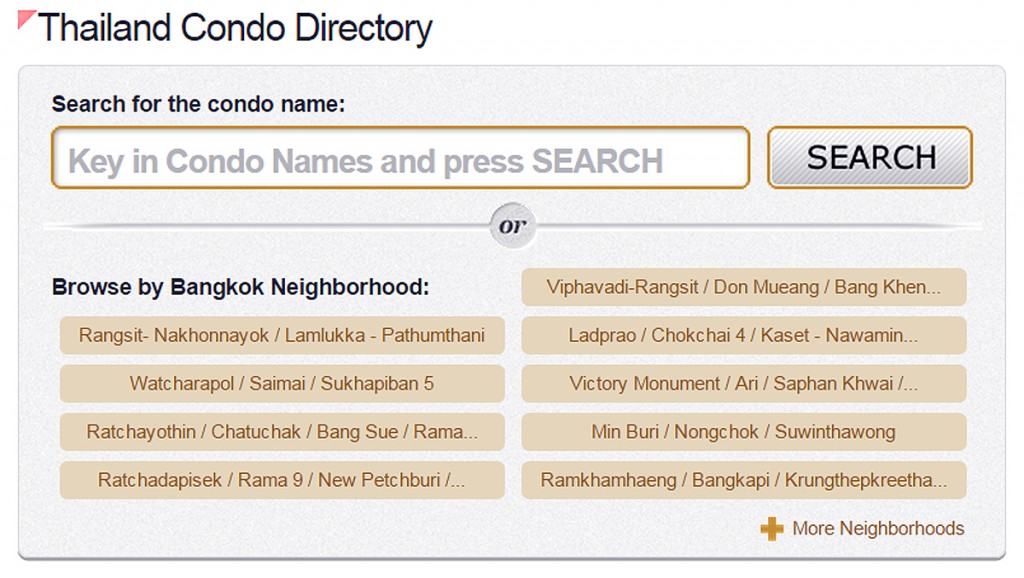 Thailand Condo Directory