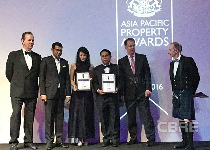 CBRE six awards at international property awards