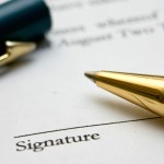 contract sign