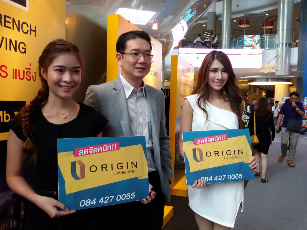Origin condo show at Terminal 21