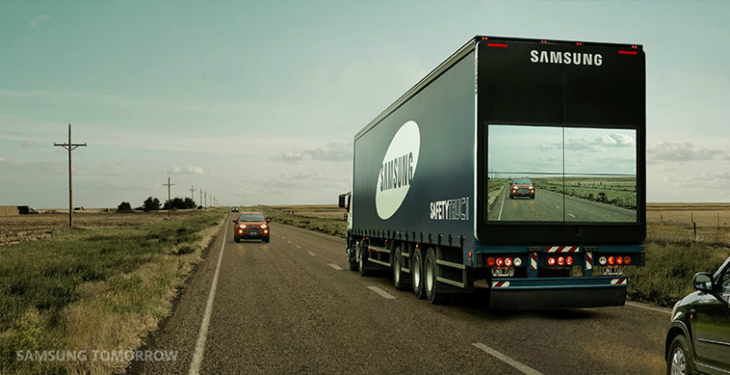 Safety truck by Samsung