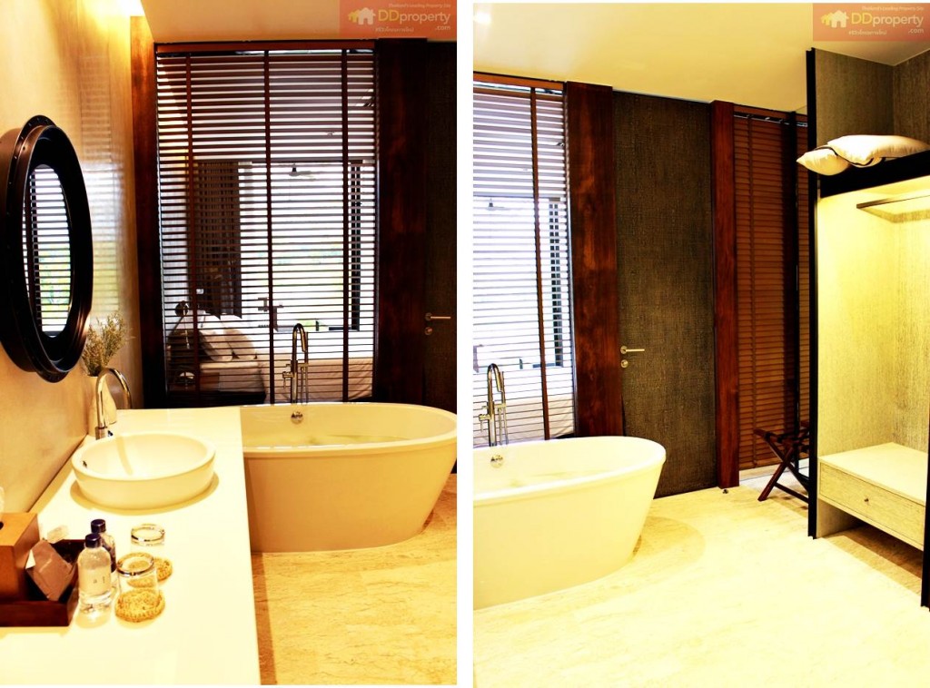 วัสดุที่เลือกให้ความรู้สึกที่เป็นธรรมชาติเรียบง่ายแต่ดูหรูหรา