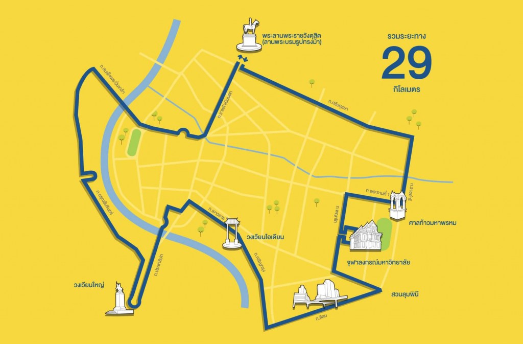 Bike for Dad 2015 route