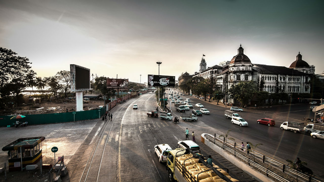 Myanmar downtown