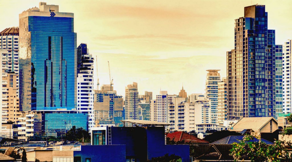Bangkok buildings 