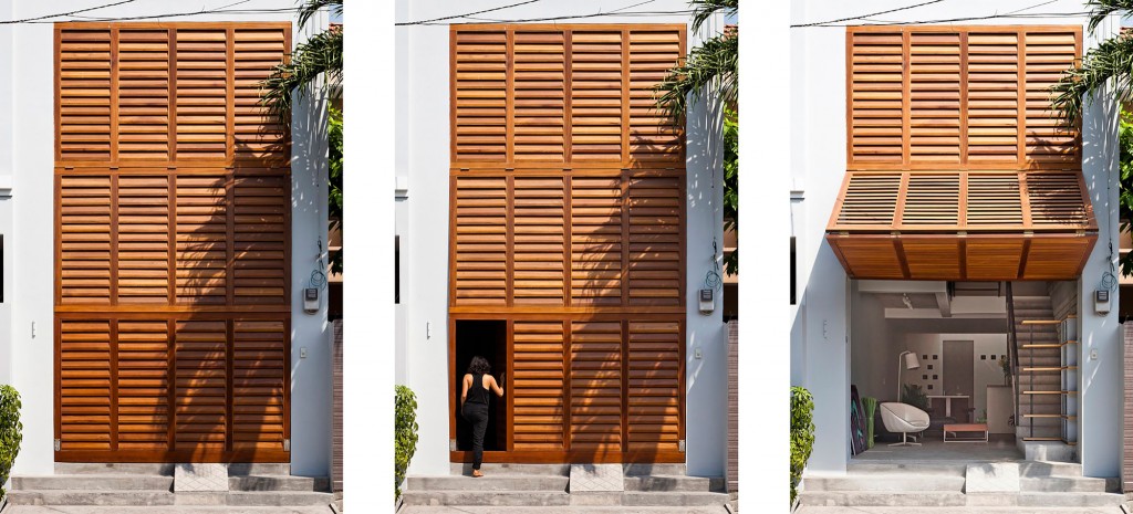 folding shutter townhouse