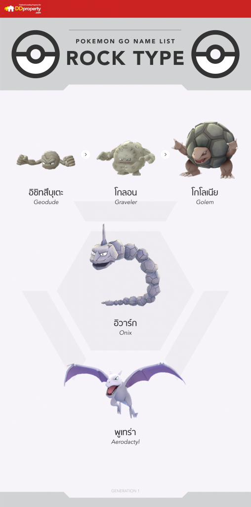 POKEMON infographic rock
