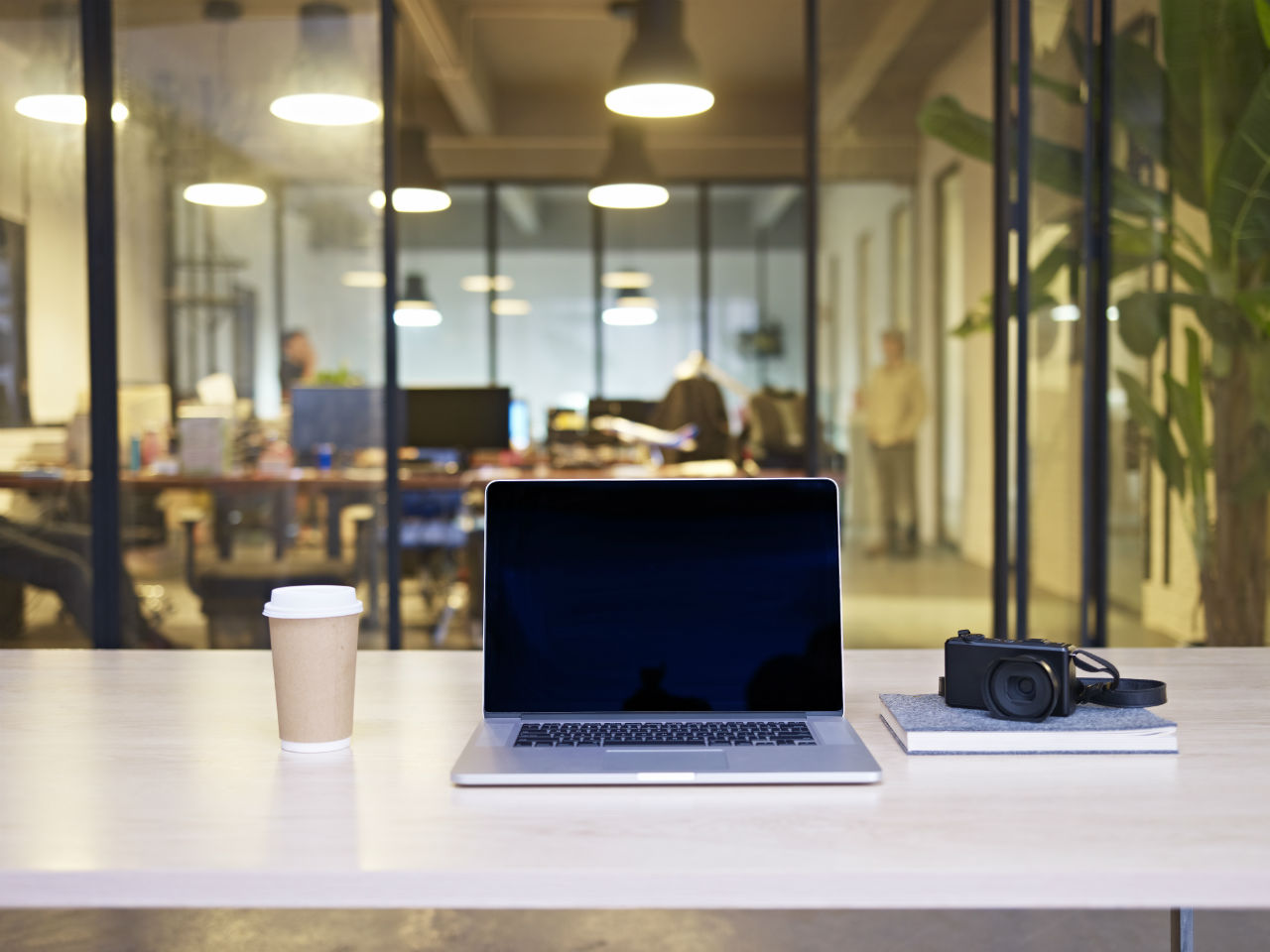 cozy workspace