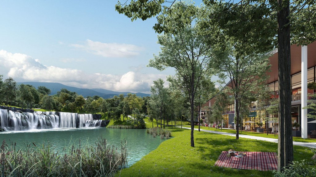 One of the five lakes at Gamuda Gardens