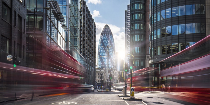 Financial district of London
