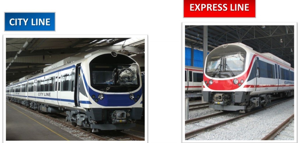 แอร์พอร์ต เรล ลิงค์ (ARL) สาย Express Line และ City Line
