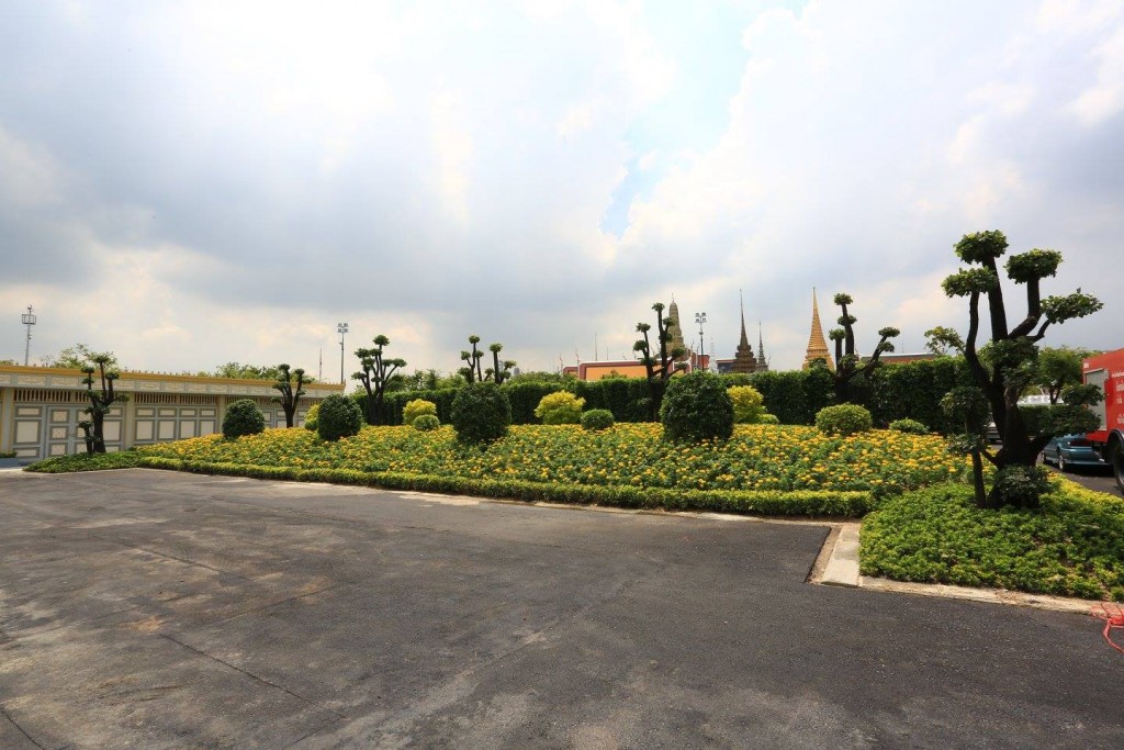 นิทรรศการการจัดสร้างพระเมรุมาศ