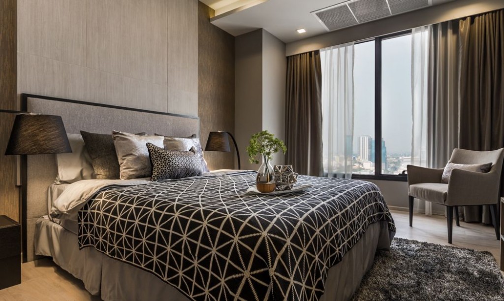 บรรยากาศภายในห้องตัวอย่าง ของอาคารจริงในโครงการ เอ็ม ทองหล่อ เท็น (M Thonglor 10)