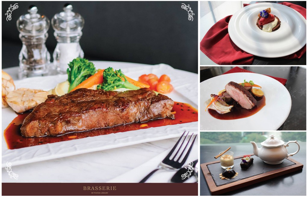 Water Library Brasserie ร้านอาหารฝรั่งเศสแบบต้นตำรับตั้งแต่การตกแต่งให้มีบรรยากาศคลาสสิก