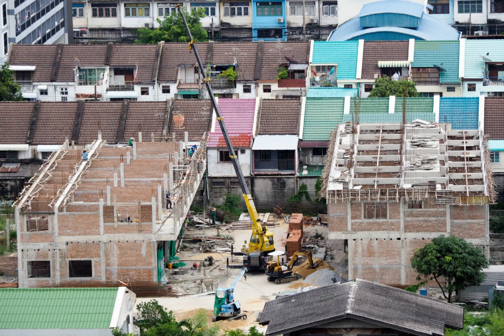 Shophouse construction Bangkok 