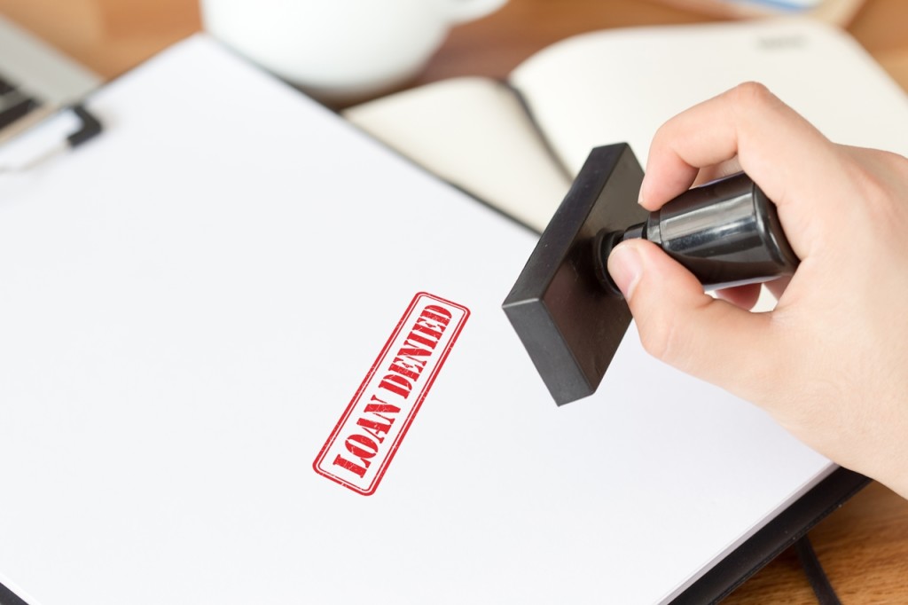 LOAN DENIED CONCEPT