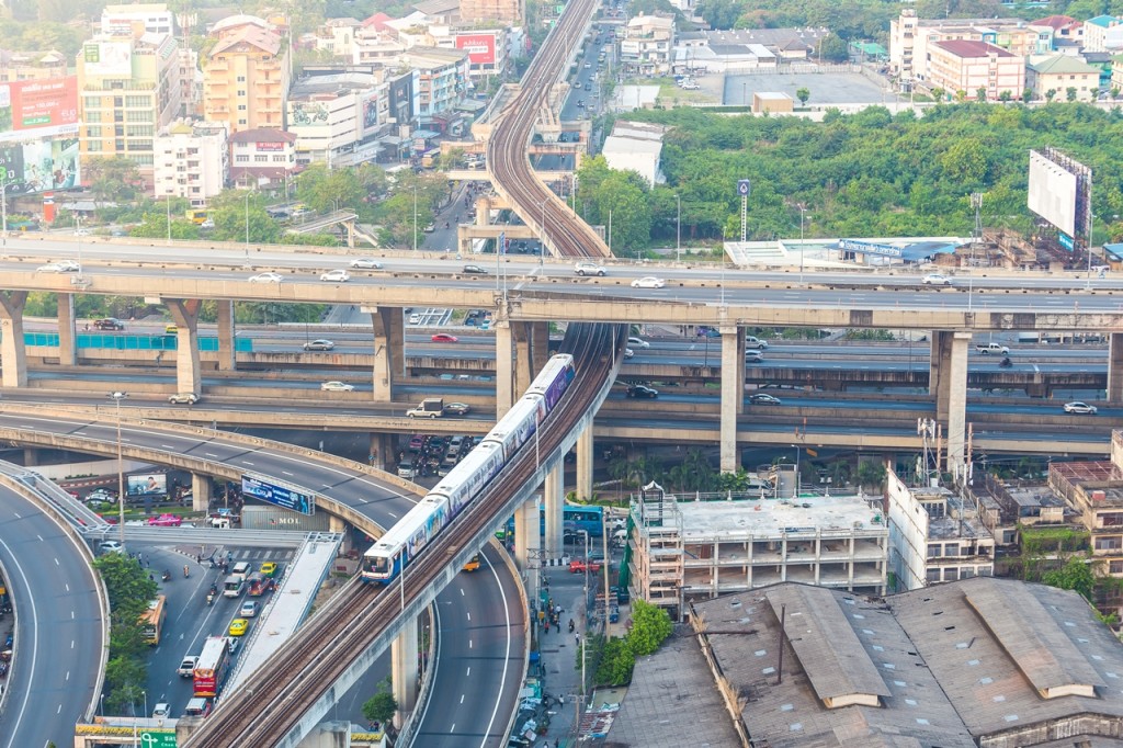 BANGKOK, THAILAND - February 9, 2018 : The Bangkok Mass Transit