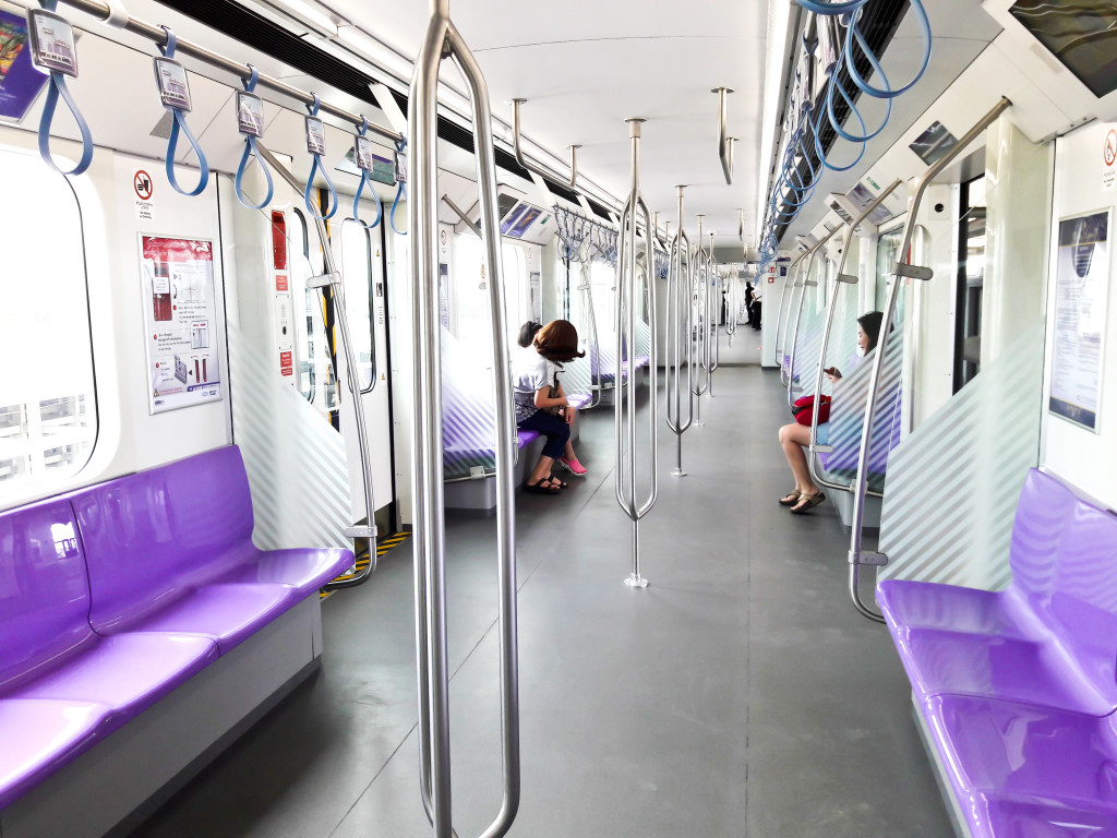 Bangkok-Thailand Oct 1 2016: MRT Chalong Ratchadham Line or MRT