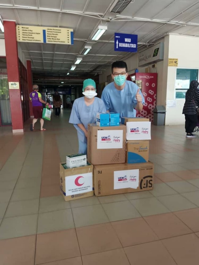 Uem Sunrise Contributes To Covid-19 Relief Support