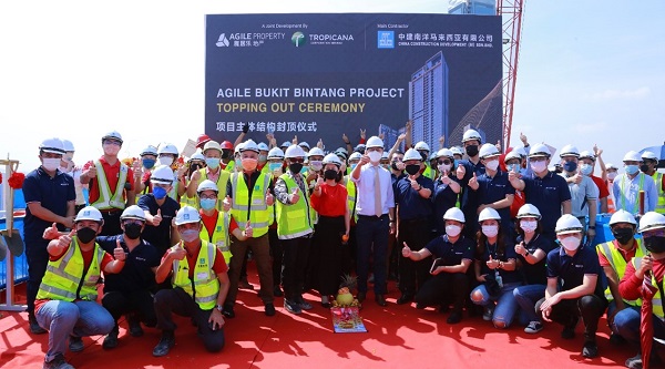 Agile Malaysia celebrates Topping Out ceremony @ Agile Bukit Bintang Residences