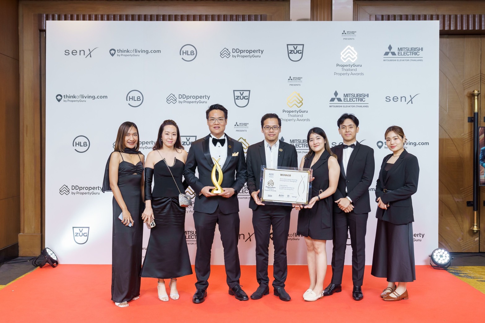 A5 ย้ำภาพผู้นำตลาดอสังหาฯ ลักซ์ชัวรี คว้ารางวัล PropertyGuru Thailand Property Awards 2024