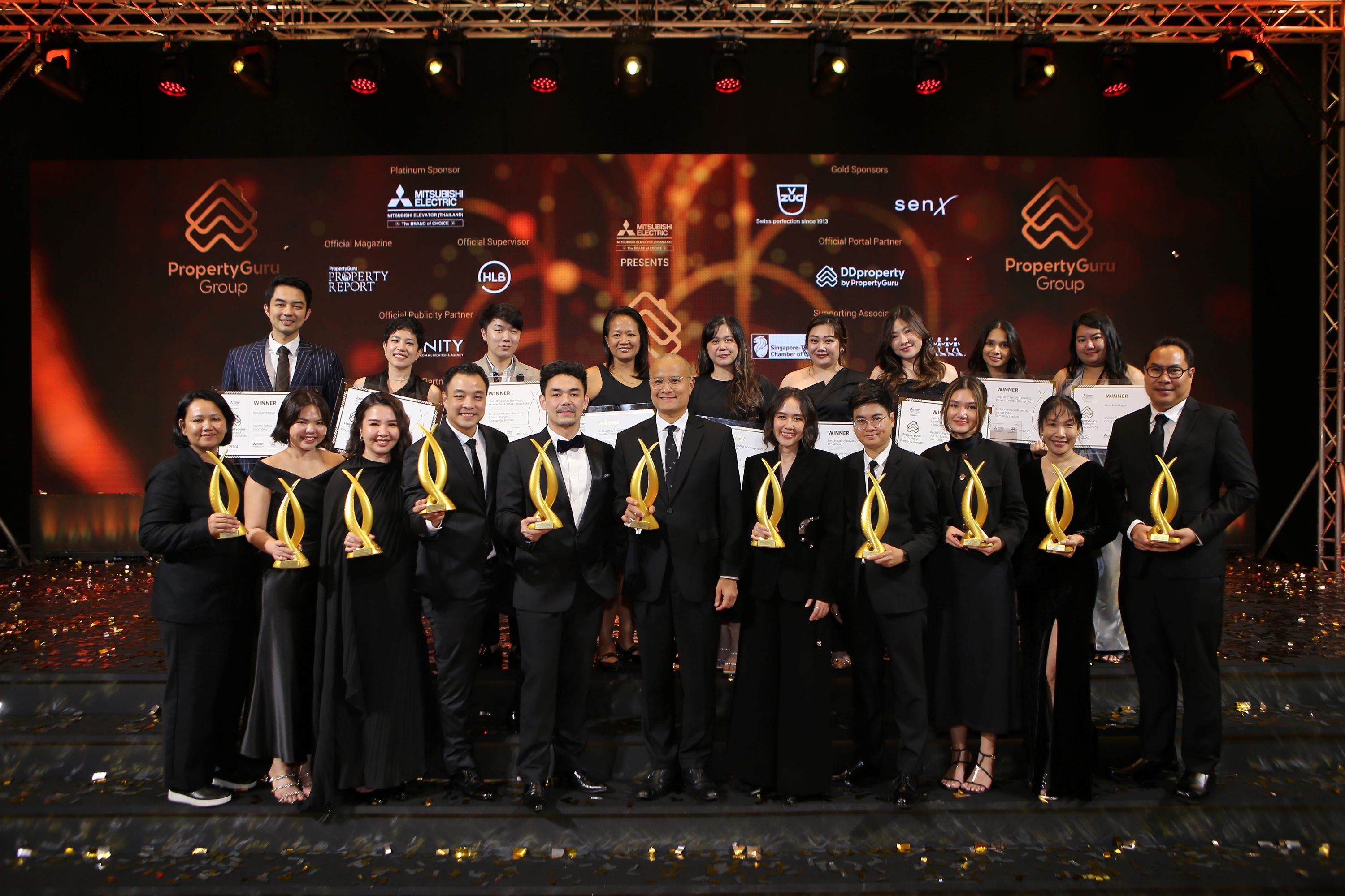 แสนสิริ คว้ารางวัลใหญ่ Best Developer และ 10 รางวัลสำคัญจาก PropertyGuru Thailand Property Awards 2024 ตอกย้ำอันดับ 1 ผู้ประกอบการอสังหาฯ ไทย พร้อมก้าวสู่ Global Brand