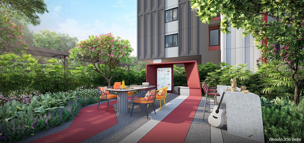 แสนสิริ อวดโฉม ดีคอนโด วิวิด รังสิต คอนโดใหม่ ตรงข้าม ม.กรุงเทพ เริ่ม 1.49 ล้าน