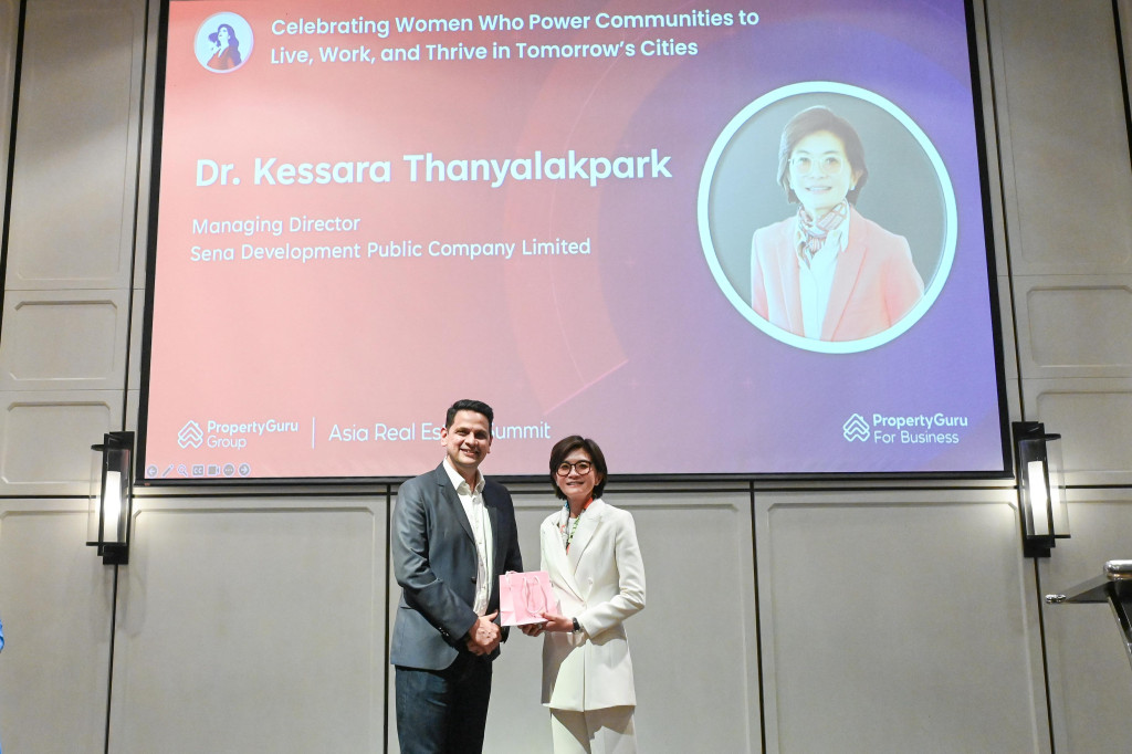 ดร.ยุ้ย-เกษรา คว้ารางวัล ARES Power Women จากงาน PropertyGuru Asia Real Estate Summit 2024
