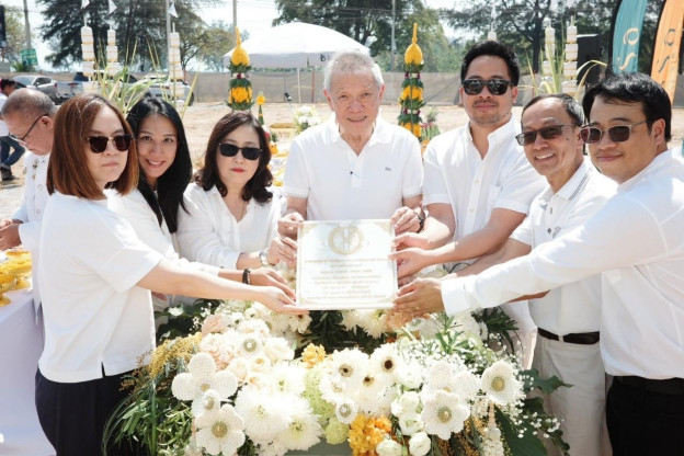 ร่วมอิสสระ จัดพิธีวางศิลาฤกษ์ โครงการซาซ่าส์ หัวหิน (SASA Hua Hin)