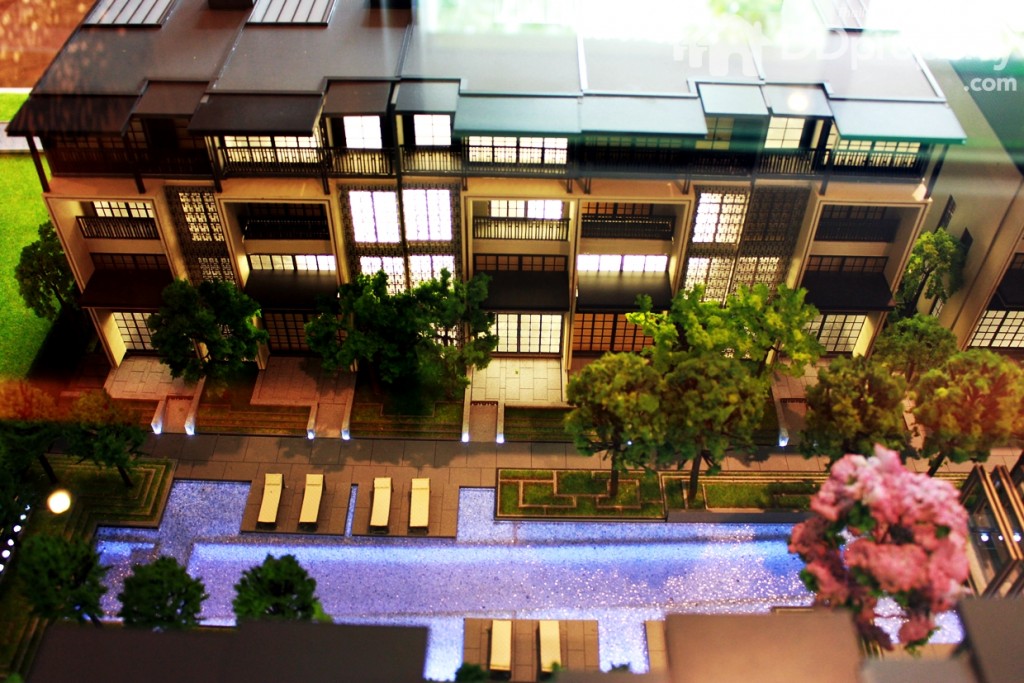 Type A มีพื้นที่ใช้สอยขนาด 425 ตร.ม. หน้ากว้าง 6.1 เมตร และบ้าน